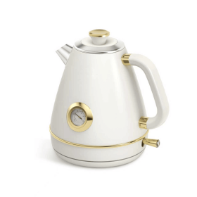 PS3013T2  Retro-Themed Thermometer Display Electric Kettle with Instant Boiling Function 1850W SUS304 LED 2.0L Non-BPA Automatic Shut-off & Dry C