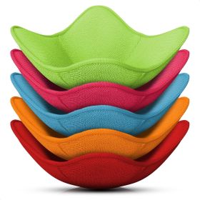 Microwave Bowl Holder Set of 5 Five Color Pack Microwave Bowl Holders for Hot Food 7.5 x7.5 inch Heat Resistant Fabric for Bowls Cups Saucers Mac